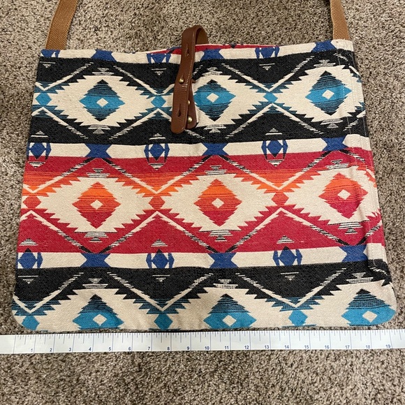 Lovestitch Aztec Print Tote Bag - Picture 2 of 8